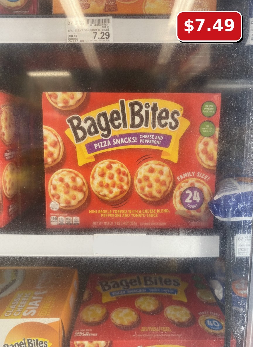 Bagel Bites Pizza Snacks! Cheese and Pepperoni