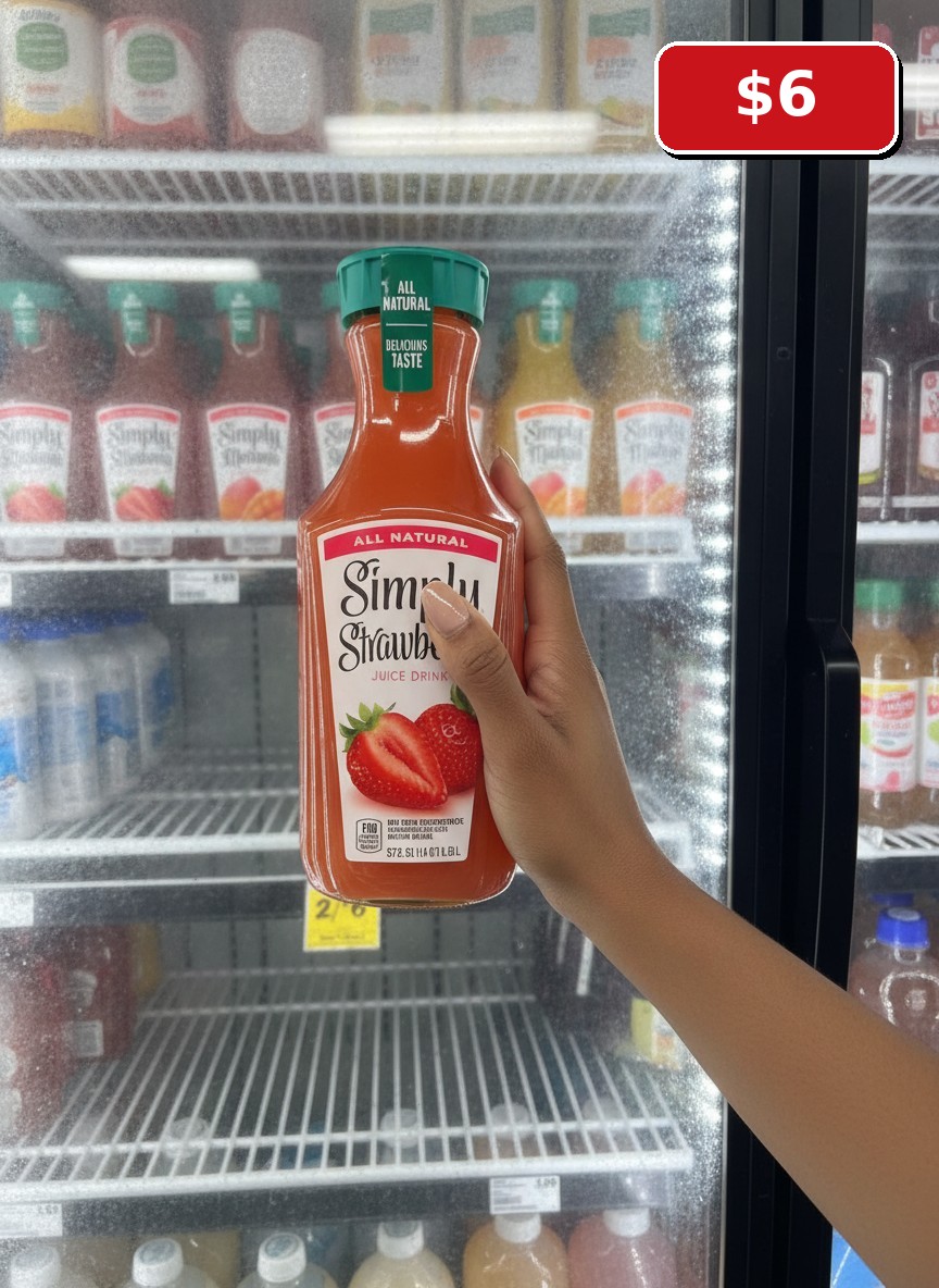 Simply Strawberry Juice Drink