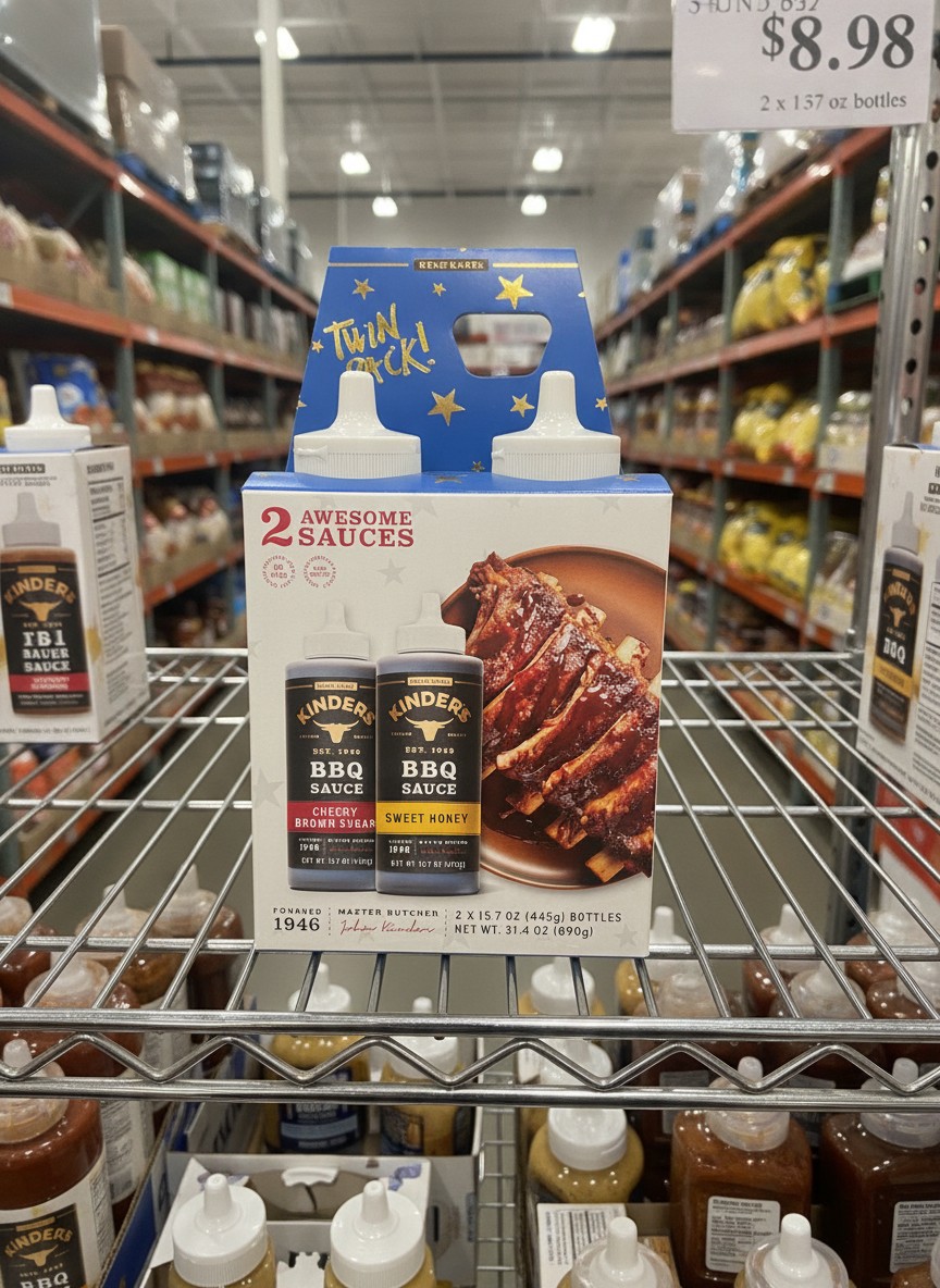 Kinder's Gold Label BBQ Sauce Twin Pack (Cherry Brown Sugar & Sweet Honey)
