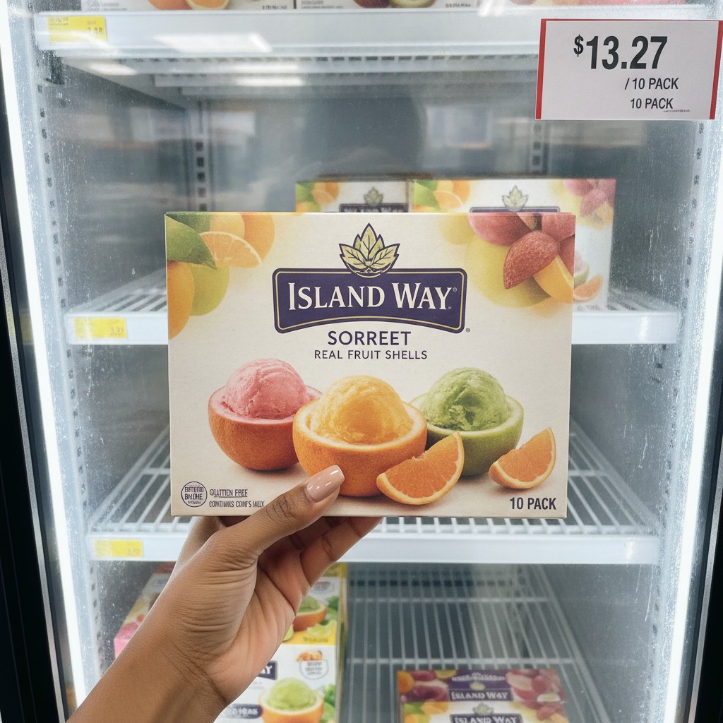 Island Way Sorbet Handcrafted Real Fruit Shells