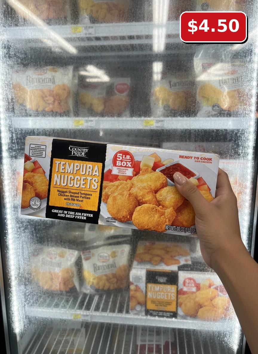 Country Pride Tempura Nuggets Nugget Shaped Tempura Chicken Breast Patties with Rib Meat