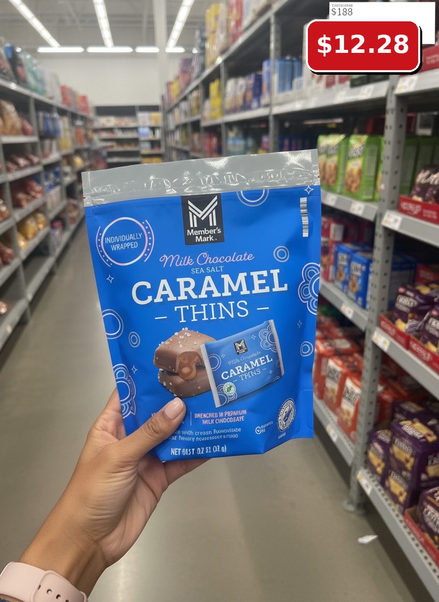 Member's Mark Milk Chocolate Sea Salt CARAMEL THINS