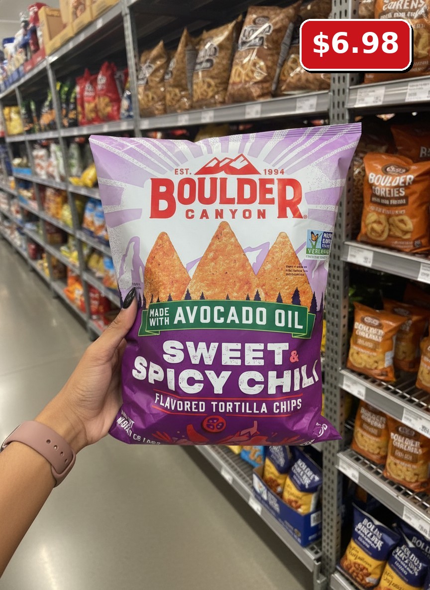 BOULDER CANYON SWEET & SPICY CHILI FLAVORED TORTILLA CHIPS