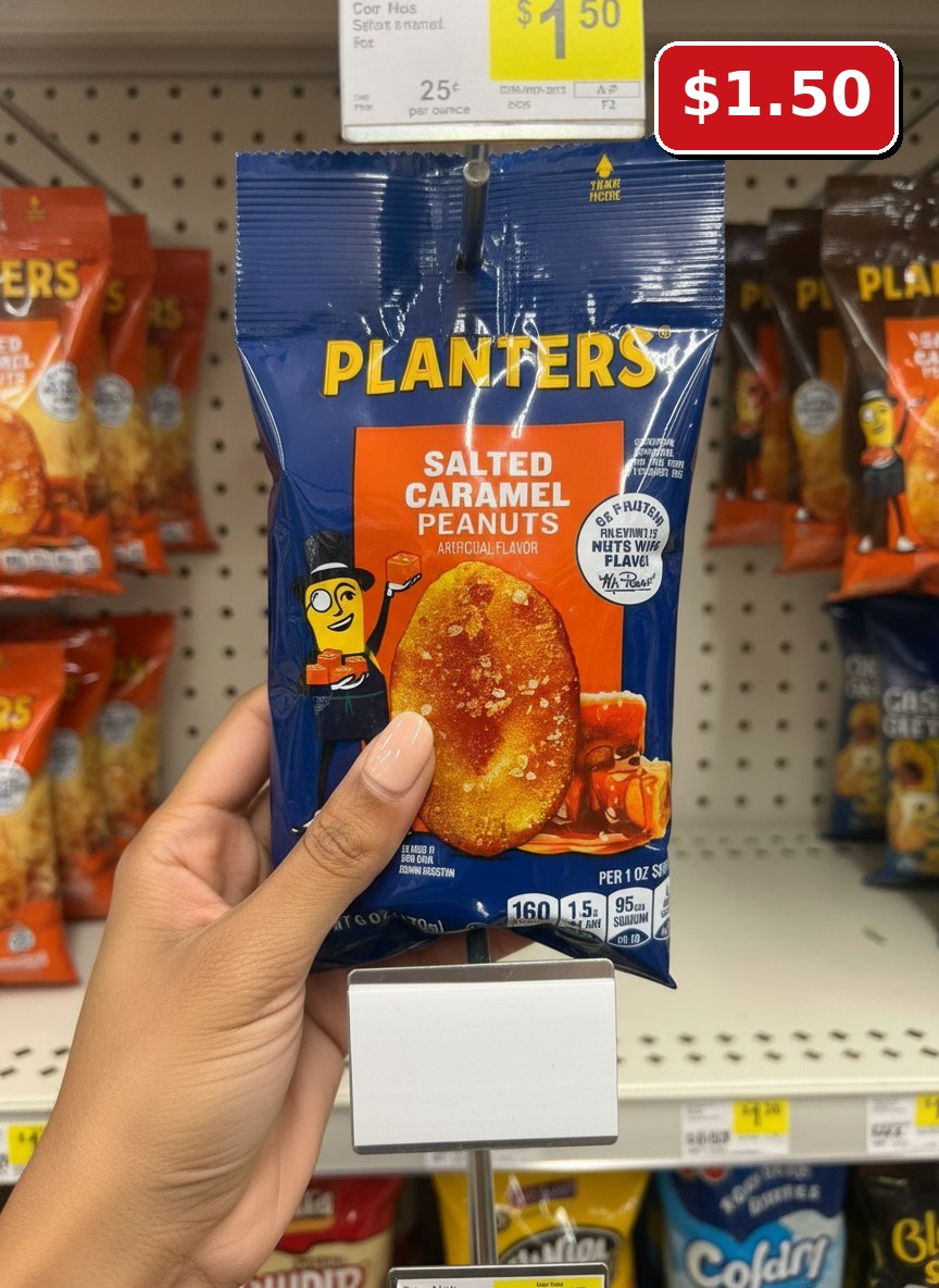 PLANTERS SALTED CARAMEL PEANUTS