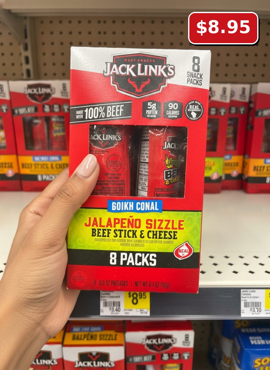Jack Link's Jalapeño Sizzle Beef Stick & Cheese