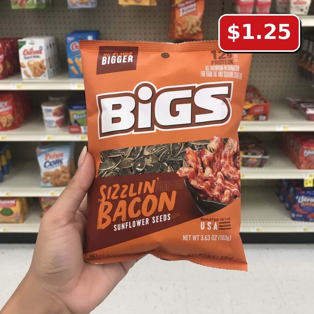 BIGS SIZZLIN' BACON SUNFLOWER SEEDS