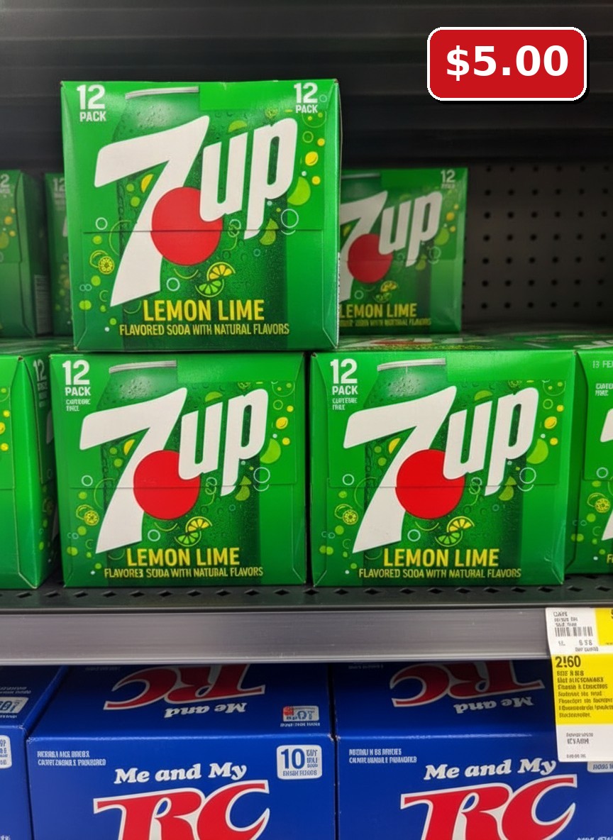 7UP Lemon Lime Flavored Soda
