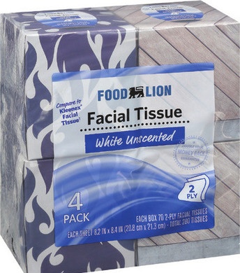 Food Lion Facial Tissue