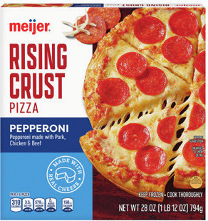 Meijer Rising Crust Frozen Pizzas