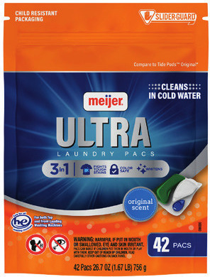 Meijer Laundry Detergent Pacs