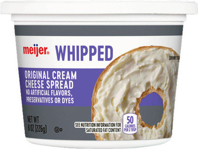 Meijer Soft or Whipped Cream Cheese