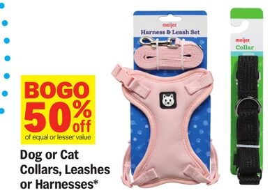 Dog or Cat Collars, Leashes or Harnesses*
