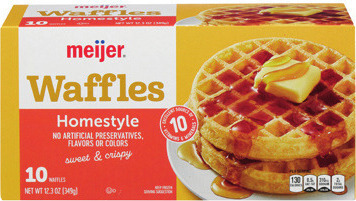 Meijer Frozen Waffles
