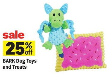 BARK Dog Toys and Treats