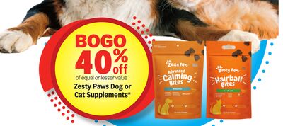 Zesty Paws Dog or Cat Supplements*