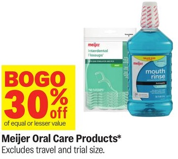 Meijer Oral Care Products*