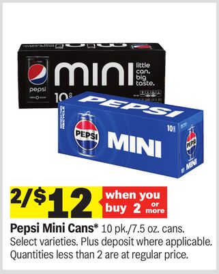 Pepsi Mini Cans*