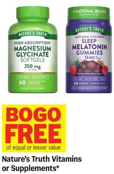 Nature's Truth Vitamins or Suplements*