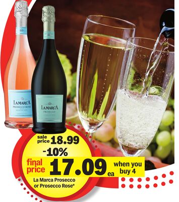 La Marca Prosecco or Prosecco Rose*