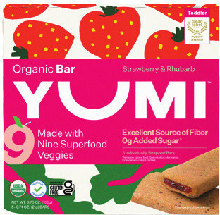 Yumi Bars or Melts Organic Snacks*