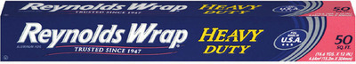 Reynolds Aluminum Foil 75 sq. ft., Heavy Duty 37.5-50 sq. ft. or Non-Stick* 50 sq. ft.
