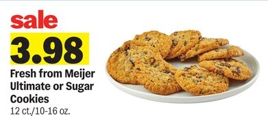 Fresh from Meijer Ultimate or Sugar Cookies