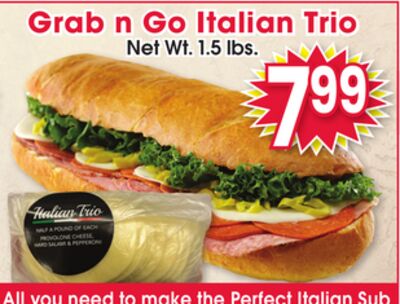 Grab n Go Italian Trio
