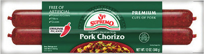 V&V Supremo Pork Chorizo 12 oz. or Chicken Chorizo 10 oz