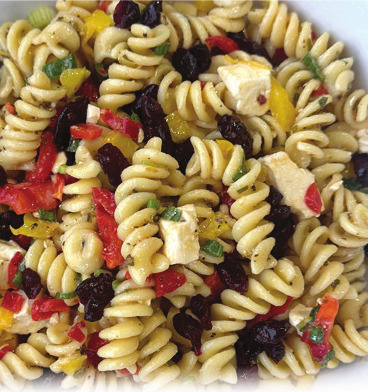 Cranberry Feta Pasta Salad
