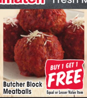 Butcher Block Meatballs
