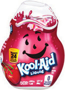 Kool Aid, Crystal Light or Mio Liquid Water Enhancer