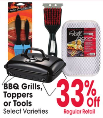 BBQ Grills, Toppers or Tools