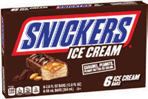 Snickers or Twix Ice Cream Bars