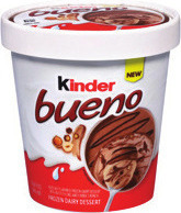 Nutella or Kinder Bueno Ice Cream