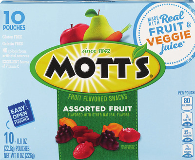 Betty Crocker, Mott's, General Mills fruit snacks or treat bars 6-10 ct.