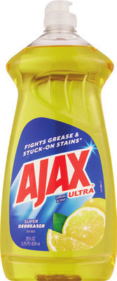 Ajax dish liquid 28 oz or Suavitel 25 oz.