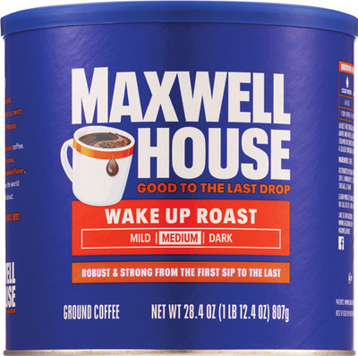 Maxwell House or Yuban coffee 23.1-28.4 oz (excludes decaf).