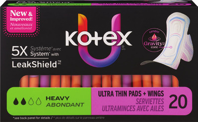 U by Kotex (excludes liners 16 ct.)