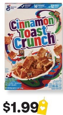 Nature Valley biscuits, bars 5-6 ct. or General Mills Cereal 10.4-12.5 oz (excludes multigrain Cheerios 12 oz, protein bars and wafers)