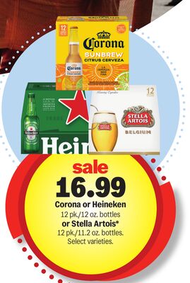 Corona or Heineken or Stella Artois®
