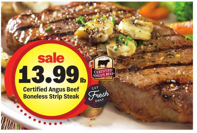 Certified Angus Beef Boneless Strip Steak