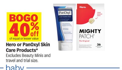 Hero or PanOxyl Skin Care Products*