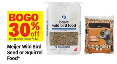 Meijer Wild Bird Seed or Squirrel Food*