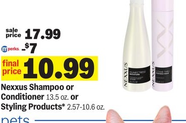 Nexxus Shampoo or Conditioner 13.5 oz. or Styling Products* 2.57-10.6 oz.
