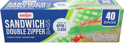 Meijer Sandwich Bags*