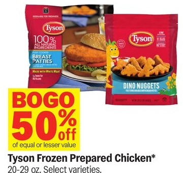 Tyson Frozen Prepared Chicken*