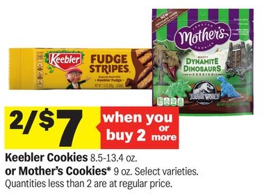 Keebler Cookies or Mother's Cookies