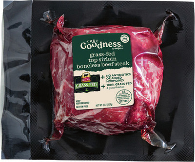 True Goodness Certified Angus Beef Grass Fed Steaks, Ground Chuck and Ground Round