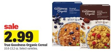 True Goodness Organic Cereal