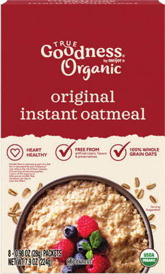 True Goodness Organic Instant Oatmeal